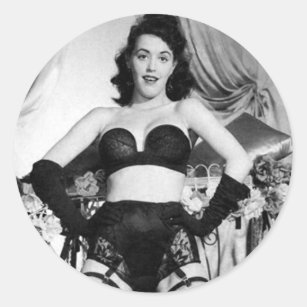 Vintage Bra Brassiere Adola Brand Pin-Up Girl Magnet