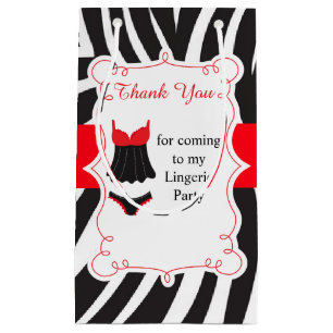 Lingerie Party Thank You Small Gift Bag