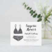 Lingerie Shower Bridal Shower Invitation Postcard (Standing Front)