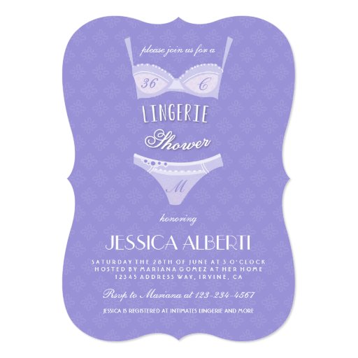 Lingerie Shower Invitation Template 10