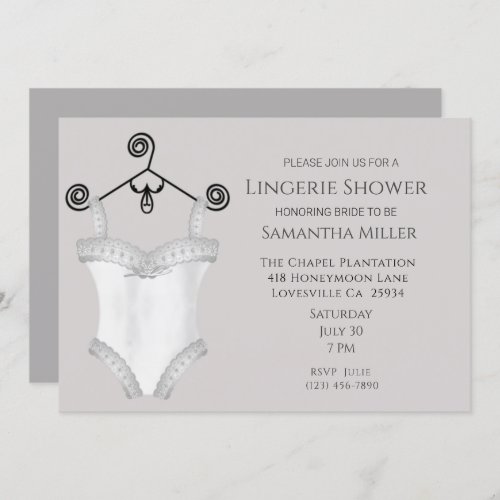 Lingerie Shower Invitations