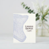 Lingerie Shower Postcard (Standing Front)