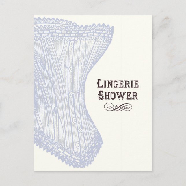 Lingerie Shower Postcard (Front)