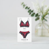 Lingerie Size Insert Card (Standing Front)