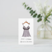  Lingerie Size Oh la la Bridal Shower Enclosure Card (Standing Front)