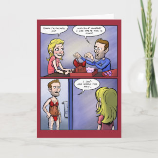 Lingerie Valentine Holiday Card