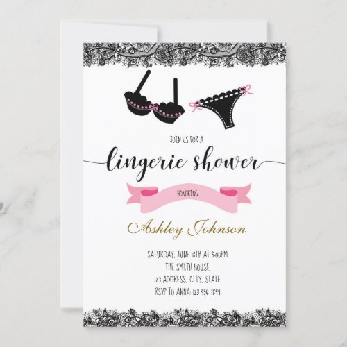 Lingerie word invite