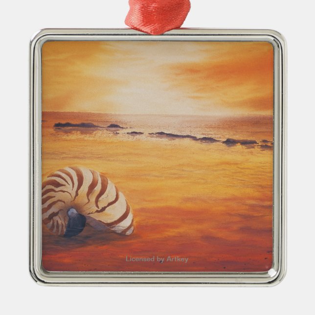 Lingering Metal Ornament (Front)