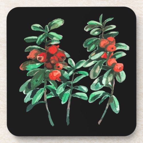 Lingonberry Beverage Coaster