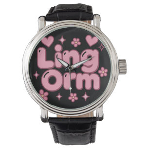 Lingorm Kawaii Bubble Letter Watch
