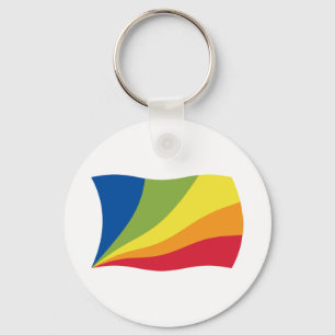 Lingua Franca Nova Flag Keychain