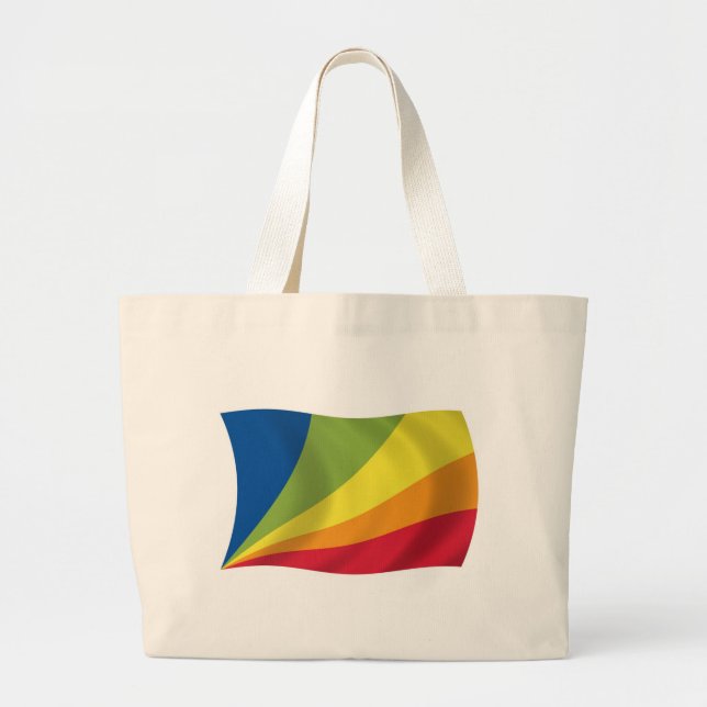 Lingua Franca Nova Flag Tote Bag (Front)