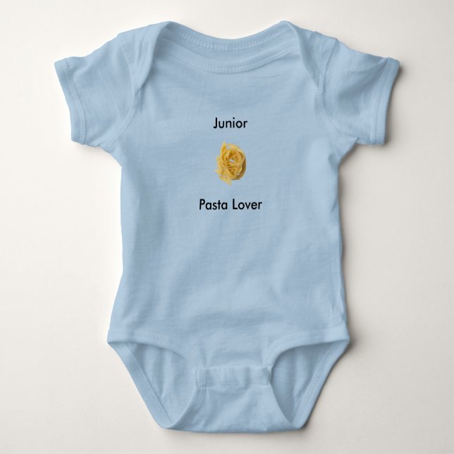 Linguine Pasta Lover Junior Baby Bodysuit (Front)