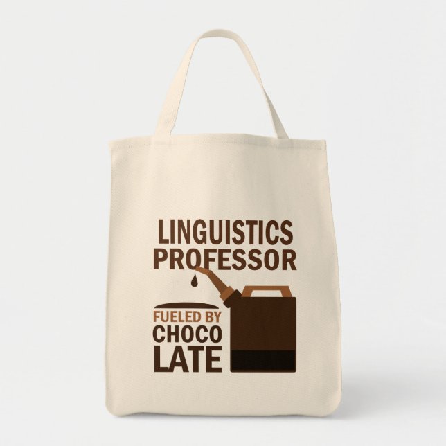 Linguistics Professor (Funny) Gift Tote Bag (Front)