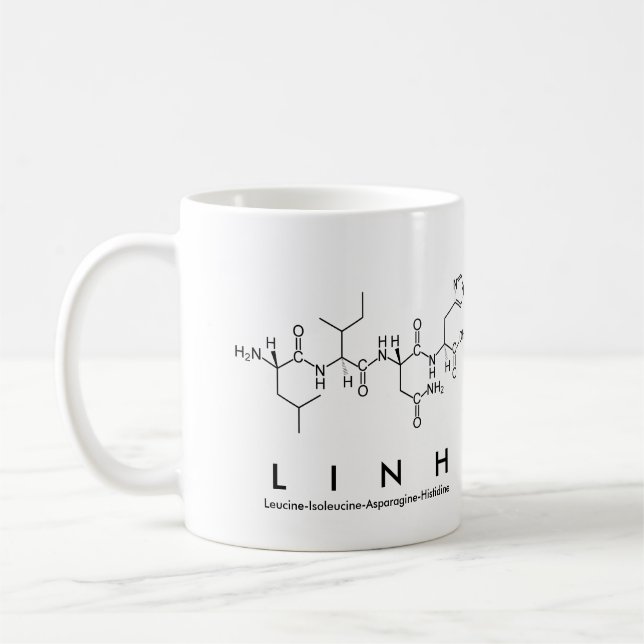 Linh peptide name mug (Left)