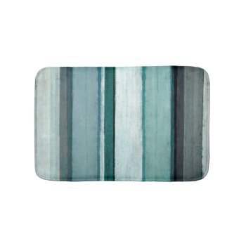 'link' Teal And Grey Abstract Art Bath Mat by T30Gallery at Zazzle