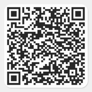 Link tree qr code sticker