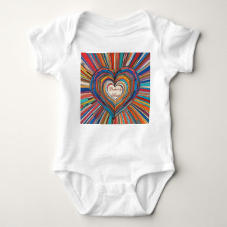Linked by Heart Baby Bodysuit