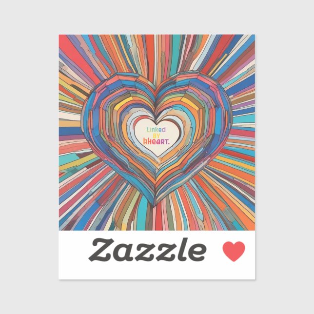 Linked by Heart Sticker (Sheet)