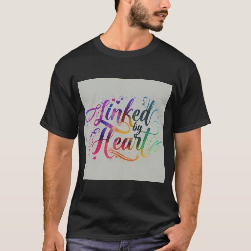 Linked by Heart T_Shirt Design
