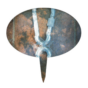 Linked Carabiners Art Print Cake Topper