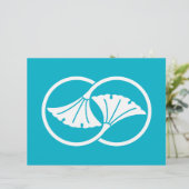 Linked ginkgo leaf circles (Standing Front)