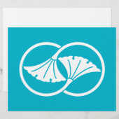 Linked ginkgo leaf circles (Front/Back)