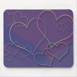 Linked Hearts by Fran Hogan mousepad