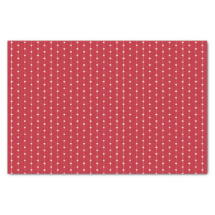 Red and White Hearts Valentine's Day Tissue Paper