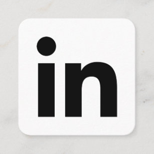 linkedin icon black