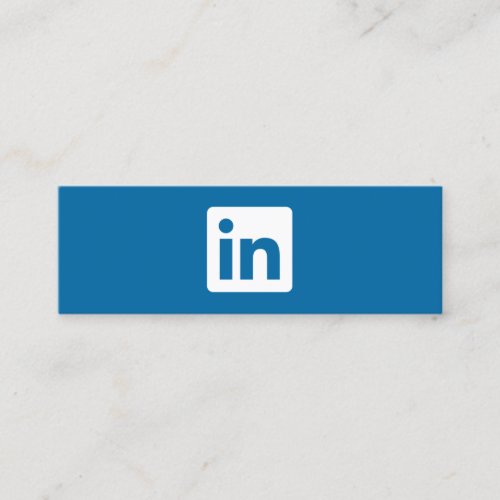 LinkedIn logo social media modern trendy business Calling Card