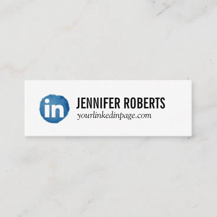 Linkedin Networking Card Zazzle