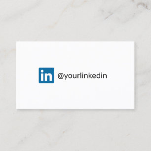 LinkedIn social media modern trendy marketing Calling Card