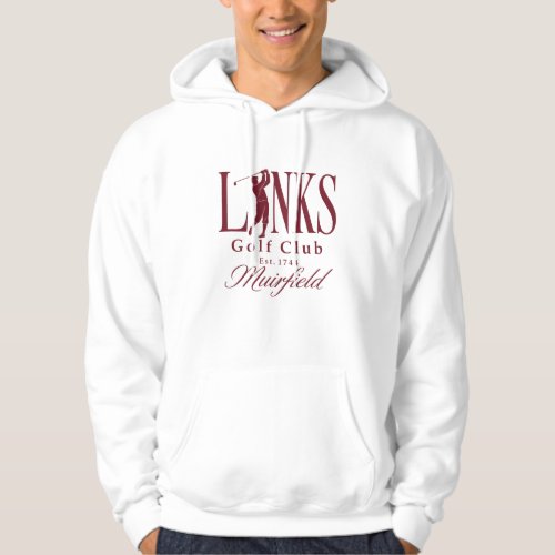 Links Golf Club Muirfield Est 1744 Hoodie