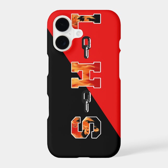 Links, High School Design Iphone Case (Back)