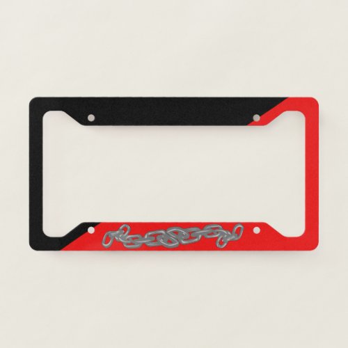 Links High School Design License Plate Frame