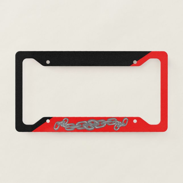 Links, High School Design License Plate Frame (Front)
