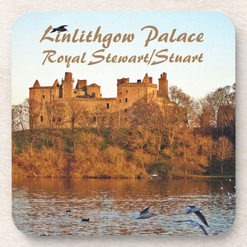 Linlithgow Palace  Royal StewartStuart Drink Coaster