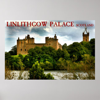 linlithgow palace scotland poster