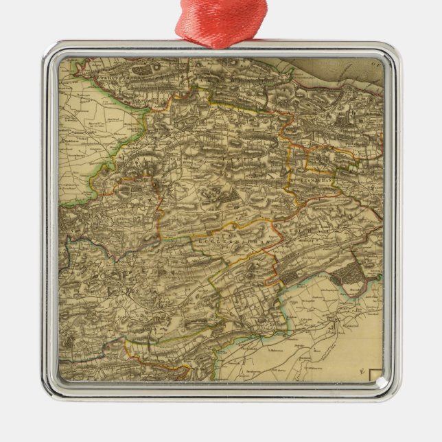 Linlithgowshire Metal Ornament (Front)