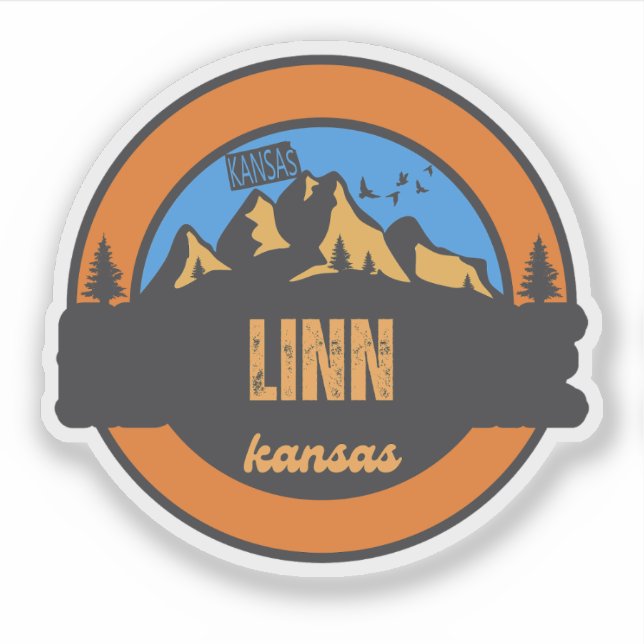 Linn, Kansas Sticker (Front)
