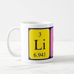 Linn periodic table name mug