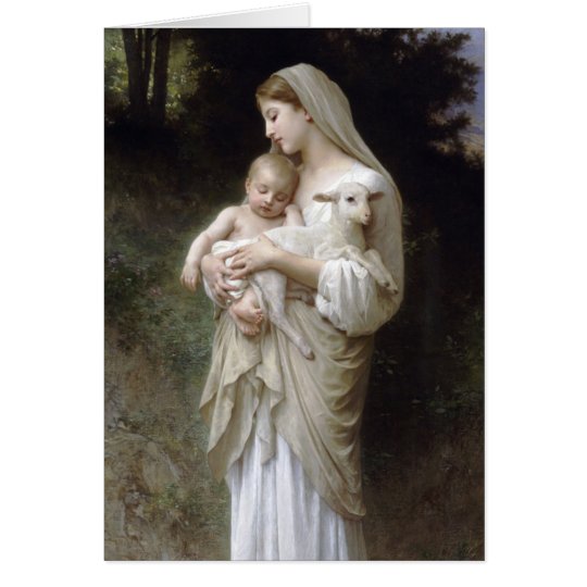 l 39 innocence william adolphe bouguereau card zazzle christmas cards salutations