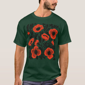 Lino Cut Flowers 6 T-Shirt