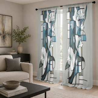 Linsimug Sheer Curtains