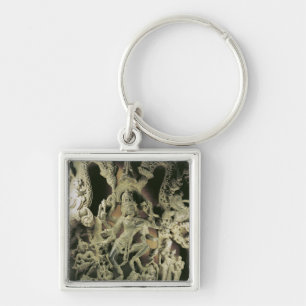 Lintel with Shiva Nataraja, Kakatiya dynasty Keychain