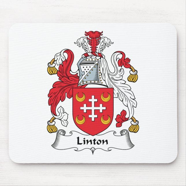 Linton Family Crest Mouse Pad (Front)