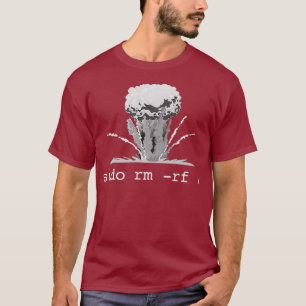 Linu  Funny Linu Gift Command Sudo RM RF for Men T-Shirt