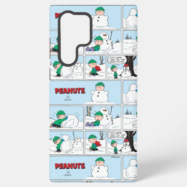 Linus Builds A Snowman Samsung Galaxy Case (Back)