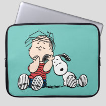 Linus Comforted With Snoopy's Ear Laptop Sleeve